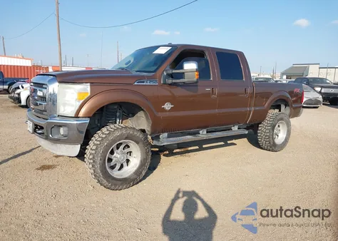 2012 Ford F-250 Lariat from USA, damaged, VIN 1FT7W2BT6CEA99947
